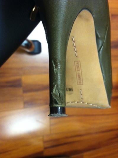 Back of Heal Scraped!