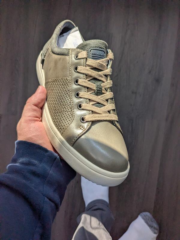 Rockport Colle Tie Mens Shoes Sz 7.5 Tan Leather Comfort Footbed Lace Up Sneaker Amazon.com | Rockport CL Colle Tie Men main image 3