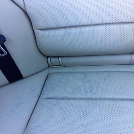 Car Seat stained