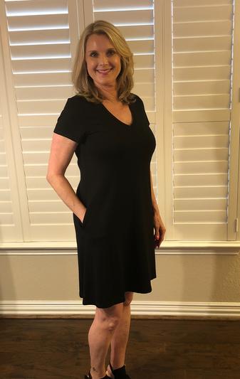 Karen Kane Quinn V-Neck Dress