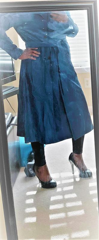 Coat w/Belt wrapped around