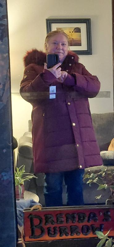 Women's Faux-Fur-Trim Hooded Puffer Coat, Exclusively at Macy's