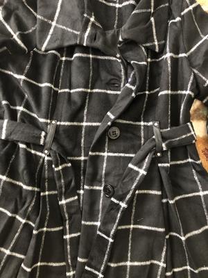 Madden Girl Juniors' Drama Animal Print Coat with Skirt Brown Size Medium