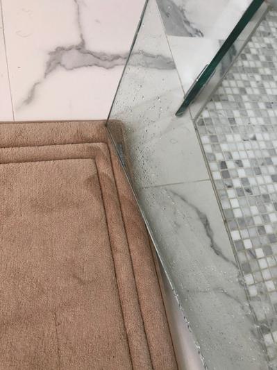 a little too thick to open the shower