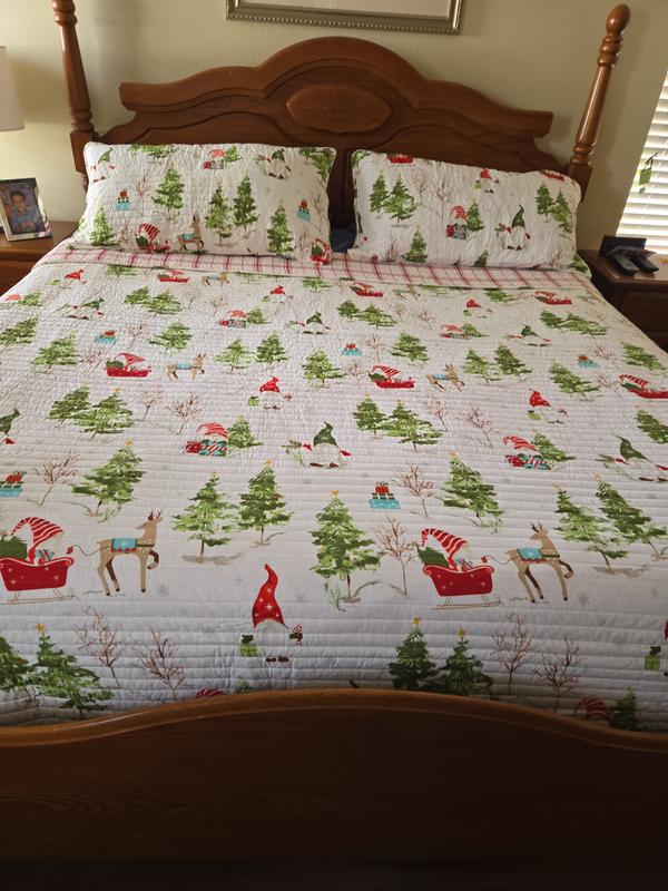 Looks beautiful in person! The quilt is not heavy!