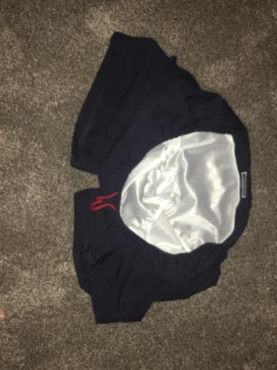 Interior of swim trunks
