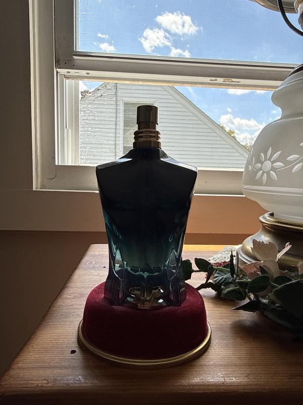Me thrilled over my new bottle of cologne!!