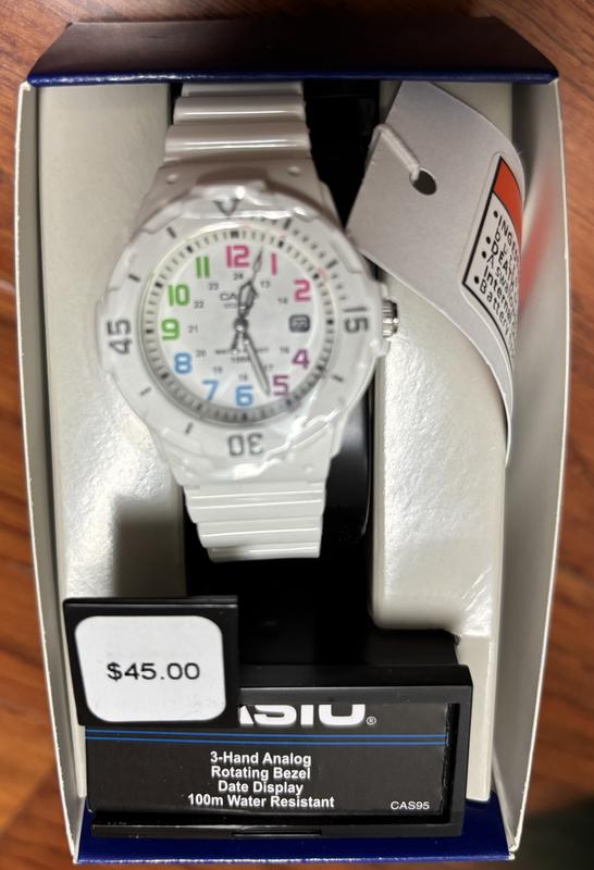 Women's White Resin Strap Watch 34mm