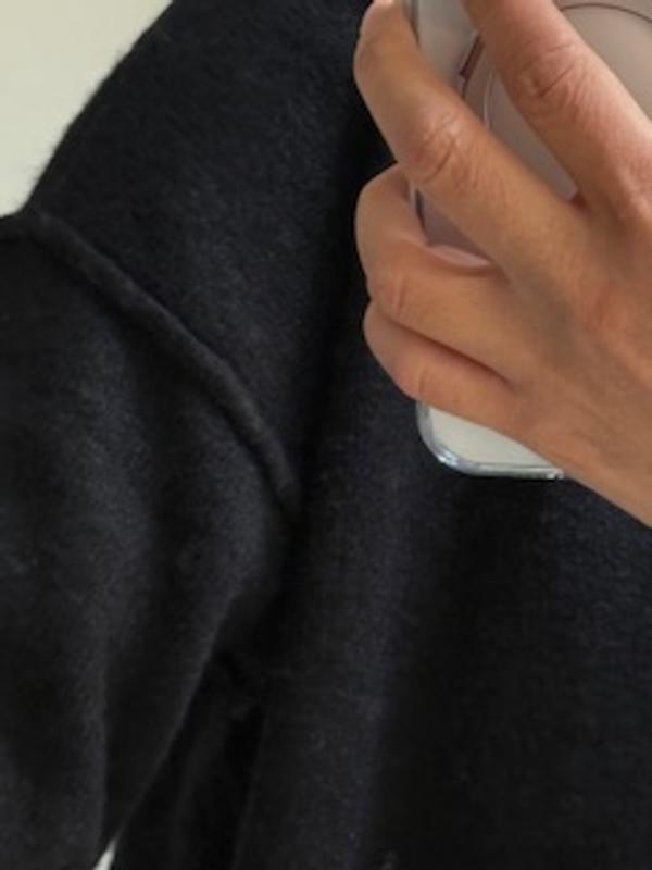 It's in the details. Lovely seams in the shoulders add a little extra interest to a basic.