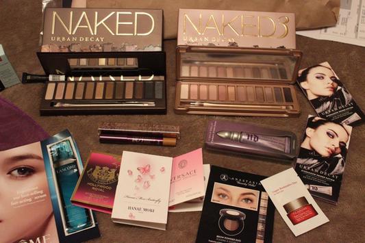 Urban decay Palette and Concealer with the free stuffs