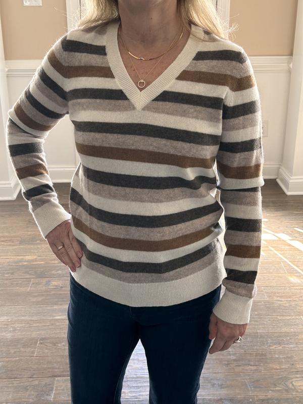 Perfect strip cashmere