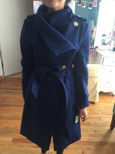 GUESS Asymmetrical Belted Wool Wrap Coat Created for Macy s Macy s