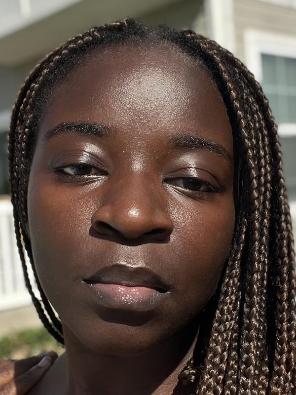 Wearing it with a Lancôme lip shine
