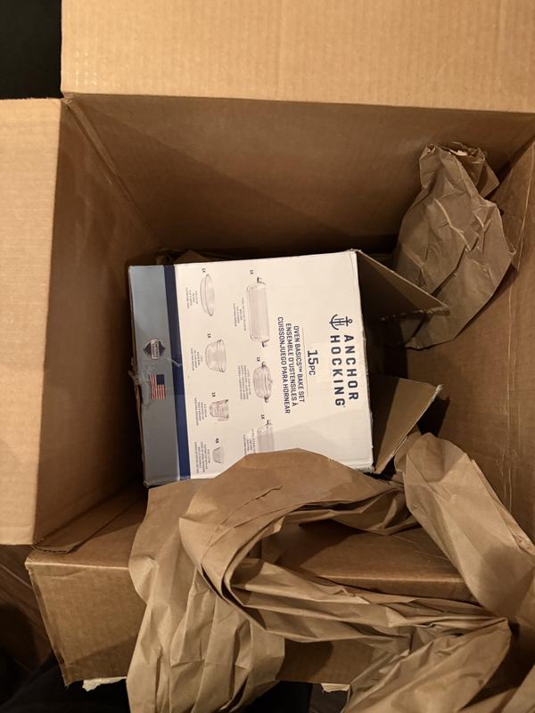 Busted open and not packed well