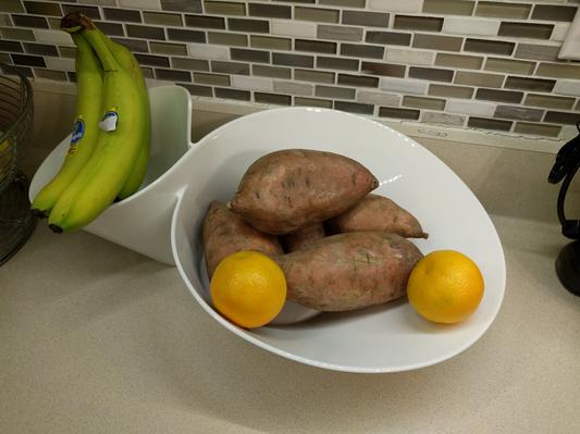 Great for counter top storage of produce
