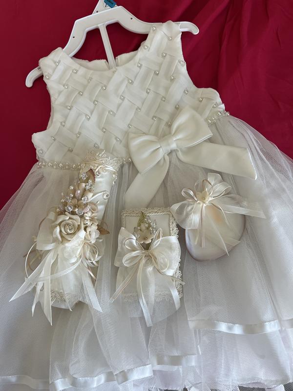 Rare Editions Baby Girls Tiered Pearl Sleeveless Dress Macy s