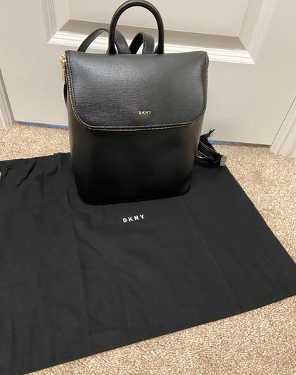 Backpack with dust bag.