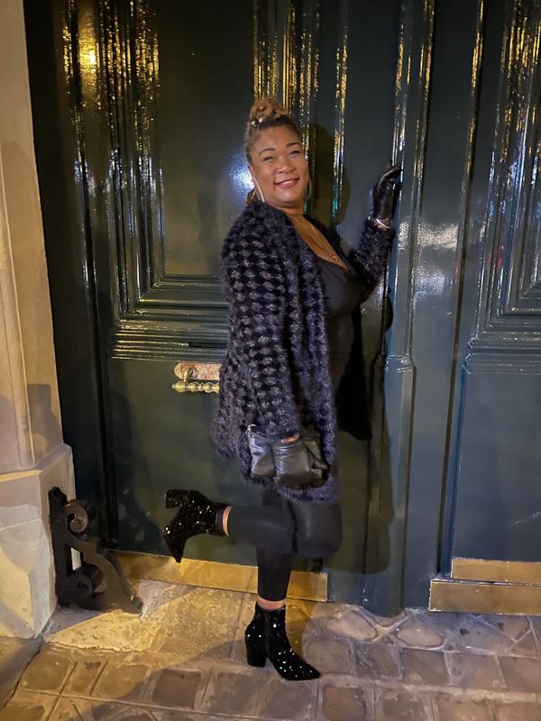 In Paris celebrating my big day.