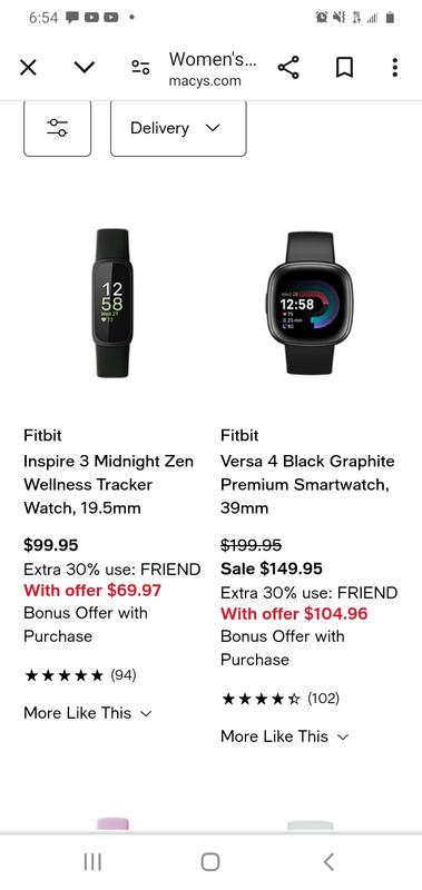 Fitbit macys coupon store