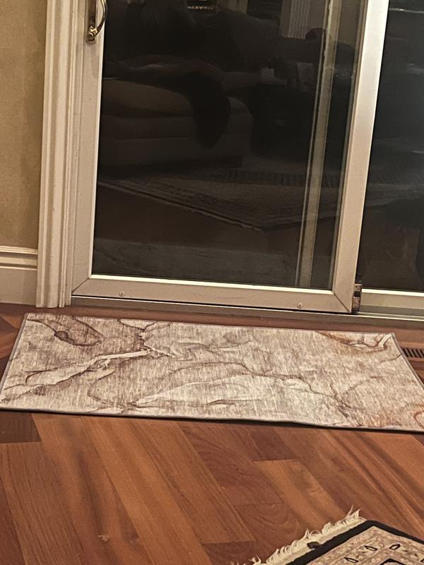 It goes perfectly with my floors and new couch!