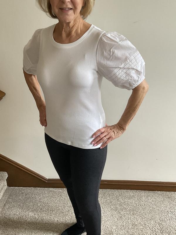 Tighter than I like to wear, but really cute if you are super slender.