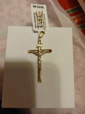 Crucifix Cross Pendant in 14k Gold