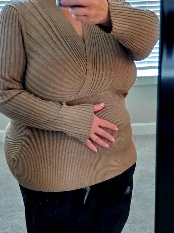 Great ribbing and the sleeves can be pushed up for a 3/4 look