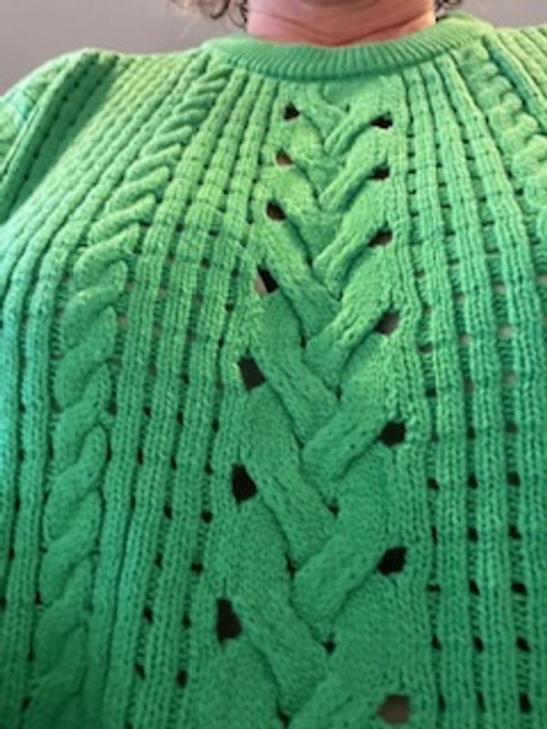 Might need to wear something underneath, but still a great sweater.