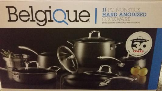 Its Non Stick Hard Anodized, not completely Hard Anodized