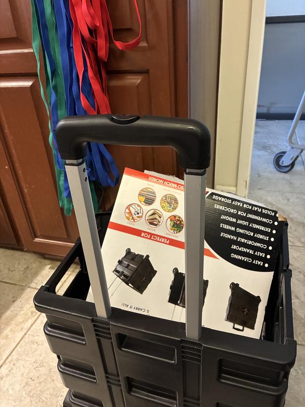 Handle will not collapse to the bottom/ appears too thin and unsteady-