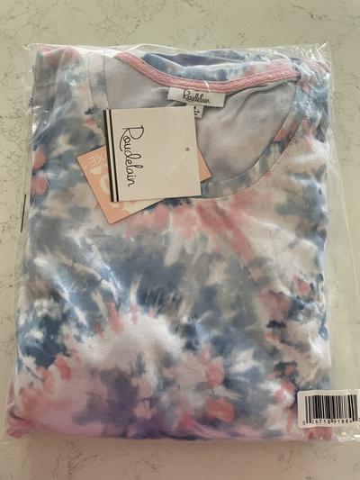 Scoop Neck T-Shirt & Jogger Pants Pajama Set