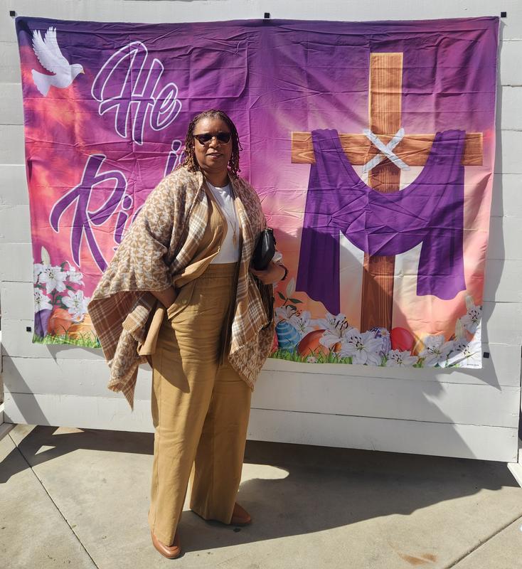 Plus Size Linen-Blend Tunic, Exclusively at Macy's