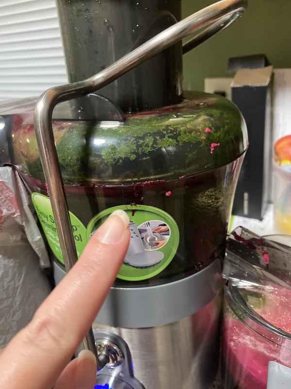 This is where the beet juice started to escape