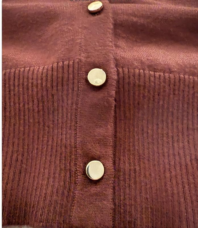 Gold buttons for a classy look