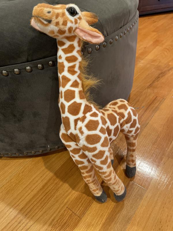 Toy has thin metal stick in leg and neck , it’s not even a soft toy