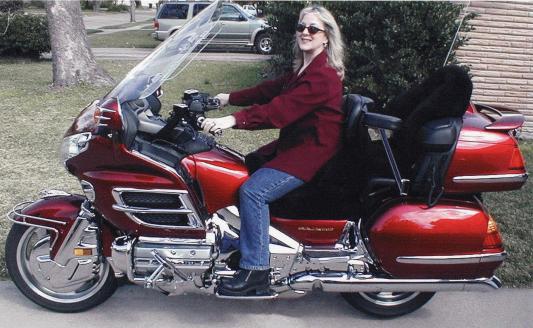 my husbands Honda Goldwing