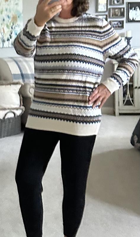 Patterned sweater