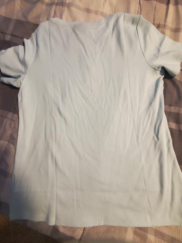 Style & Co Women's Short-Sleeve Cotton Henley Top