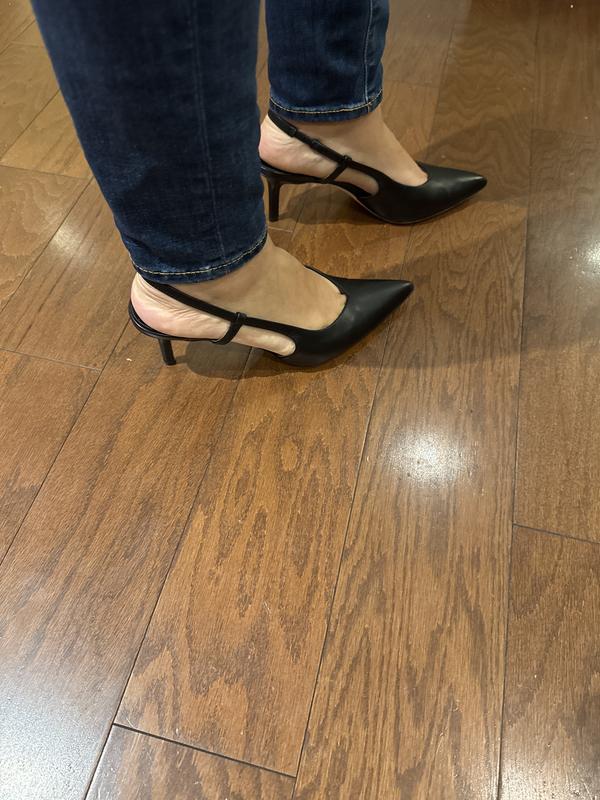 See how my heel is right at the edge…but I think they will be perfect.