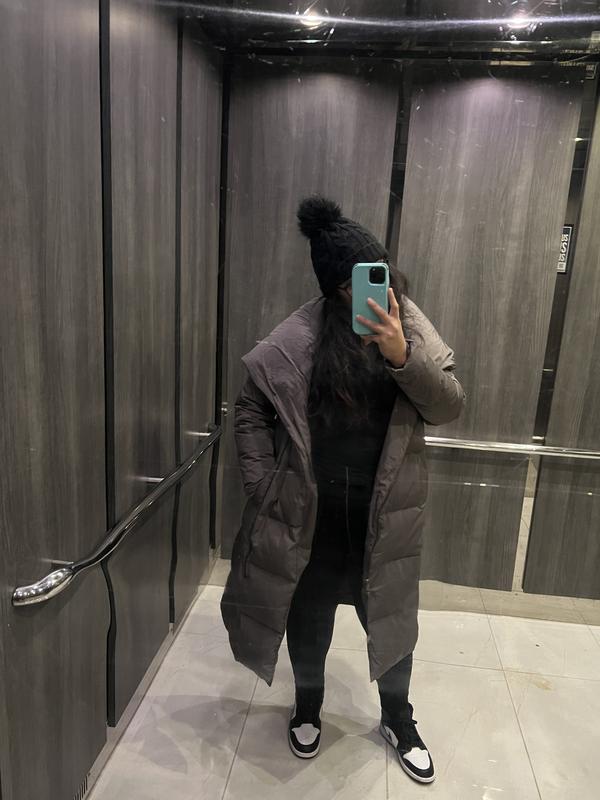 ダウンジャケット・コート Cole Haan Signature Asymmetrical Pillow-Collar Puffer Coat Cole Haan Signature Asymmetrical Pillow-Collar Down Puffer