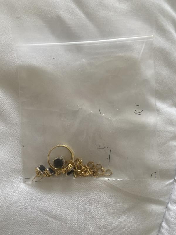 In a ziploc with some hair in it