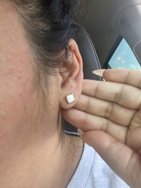 Opal earrings