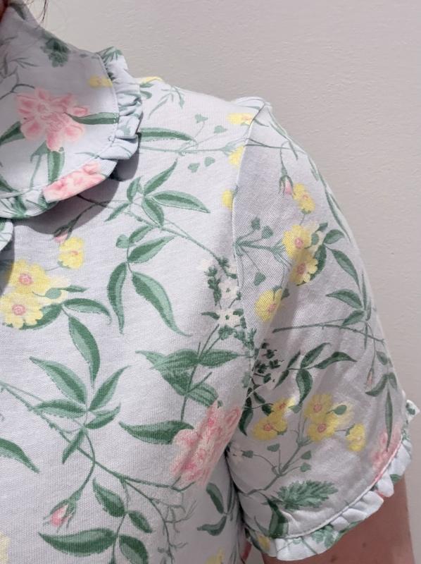 Don’t care for the ruffles coupled with the floral design