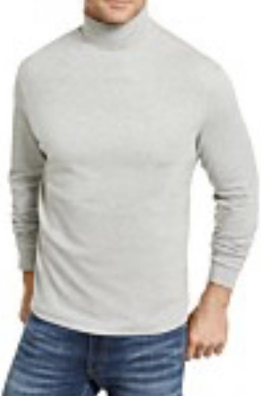 Men's Solid Turtleneck Shirt, Created for Macy's