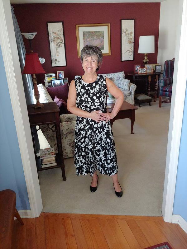 More of a midi on a petite person if that works for you