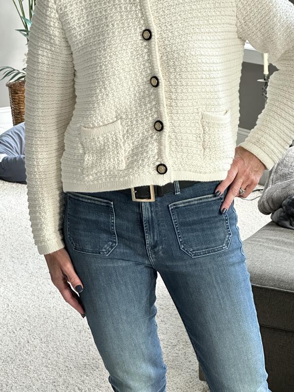 ジャケット・アウター POCKET DETAIL KNIT CARDIGAN CeCe Women's Textured Knit Patch Pocket Cardigan - Macy's