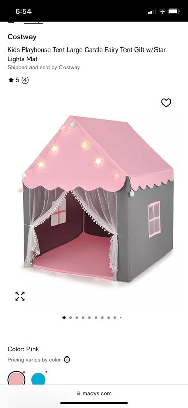 This play tent I ordered from Macy’s last week has not been delivered