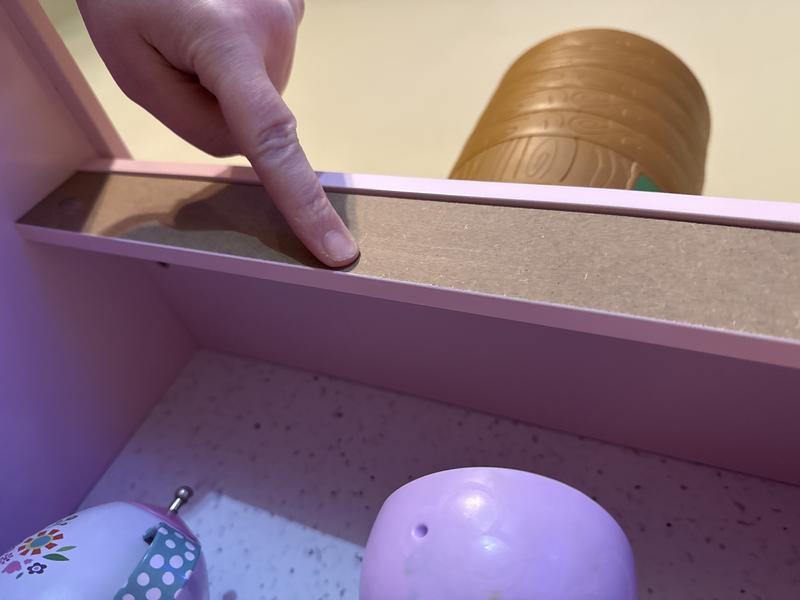 No holes underneath where they should be