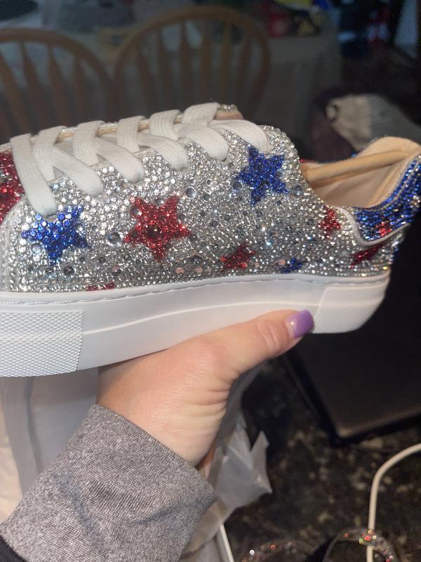 Betsey Johnson Women's Sidny Rhinestone Platform Sneakers