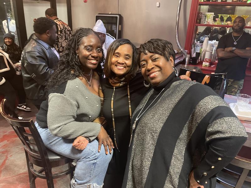 Perfect for girls night out or holiday gatherings.  Runs oversized. Sweater can be worn as crossed front with a pin to accentuate slimmer figures. Beautiful shimmer!